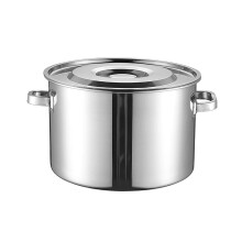 Stainless Steel Stockpot, Large Deep Induction Casserole Dish 30cm x 20cm (14L)