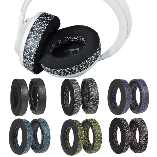Comfortable Replacement Earpads Ear-black and white prin 2