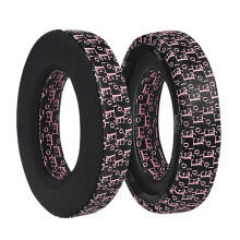 Cooling Gel Ear Pad Ear Cushions for NC700-black pink print