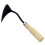 Garden Hoe Triangular Blade Hand Forged for Weeding with Ergonomic Wooden Handle 1