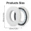 High Elasticity Memory Sponges Earpads Ear Covers-Black 6