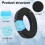 High Elasticity Memory Sponges Earpads Ear Covers-Black 4