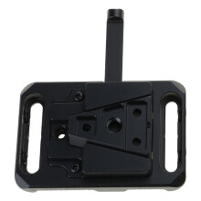 V Mount Battery Plate Aluminum V Mount Battery Mounting-Black