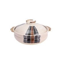 Soup Pot 1.6 L Ceramic Casserole Stoneware Cookware Healthy Soup Pot Stew Pot Open Flame Heat Resistant Home Kitchen Supplies