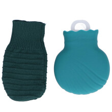 Portable Mini Hot Water Bag, Travel Size Pain Relief Bottle for Office Home Business Use, Microwave Heating Silicone Hot Water Bottle with Fashionable