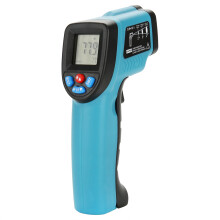 Industrial Or Household Use, Non-Contact Temperature Measurement with Adjustable Emissivity, Digital Ir Thermometer, Nonslip Handle for High Efficienc
