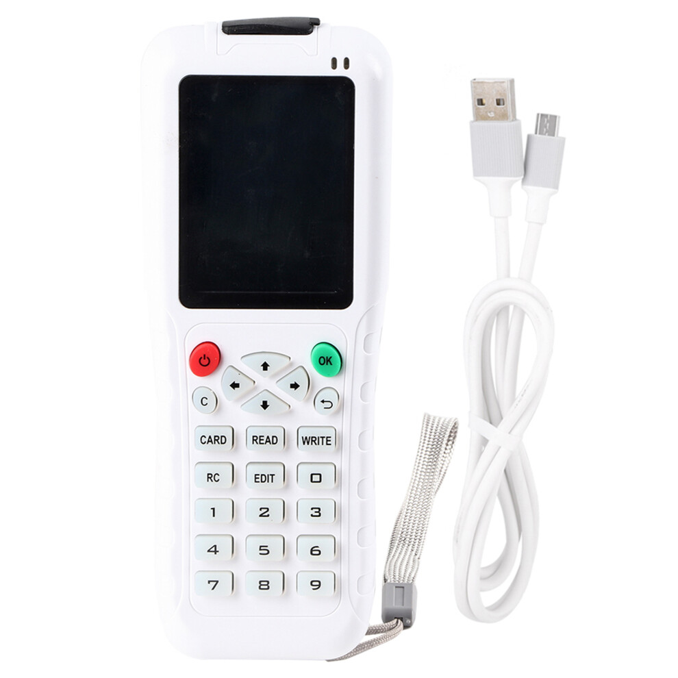 Versatile Rfid Reader Writer, Card Programmer For Access Control, Encrypted Card Decoder With Multi-Frequency Duplicator, Supports Ic, Mf1, Id, 9340258739316