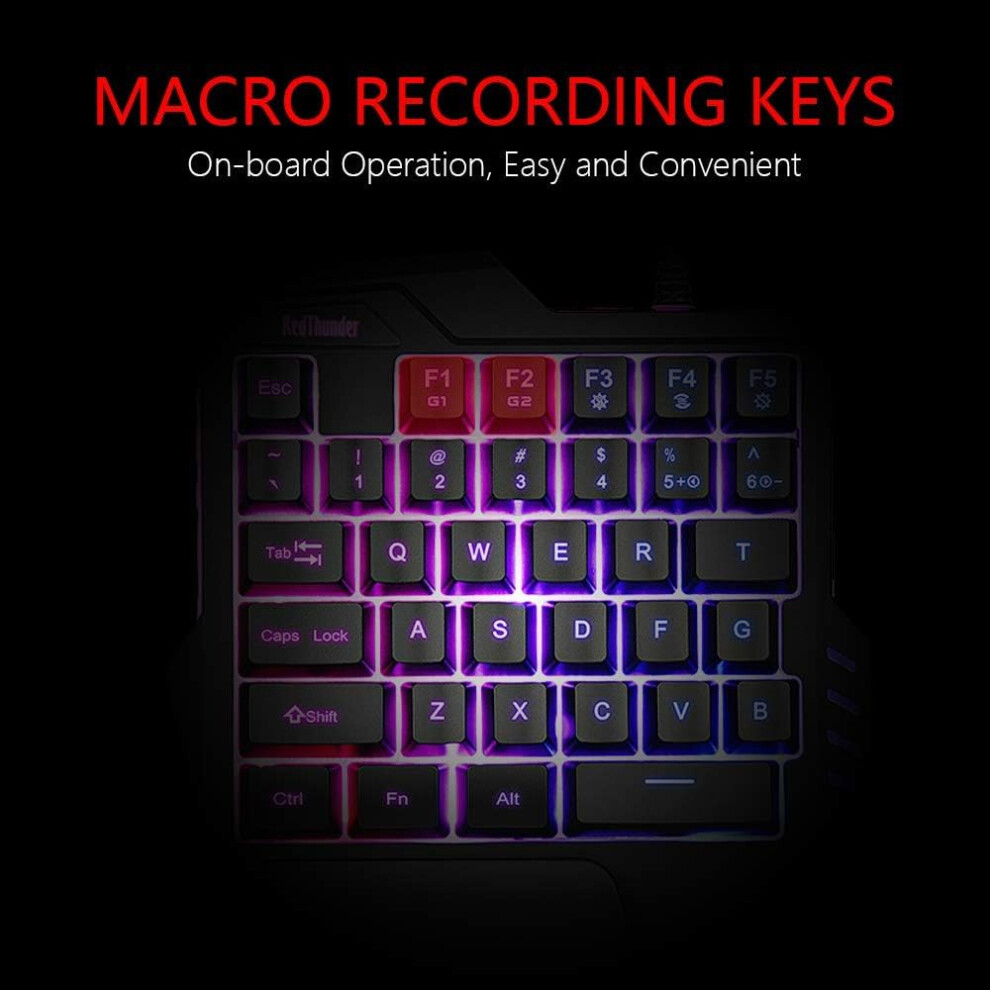 Rgb Backlit Gaming Keyboard, 35-Key Portable Mini Keypad For Enhanced Gaming Experience 9048212443995
