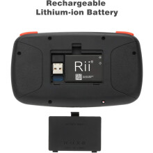 Compact & Portable Mini Bluetooth Keyboard, Wireless Portable Touchpad, Ideal for Home Theater, Gaming, Travel (Bluetooth Compatibility)