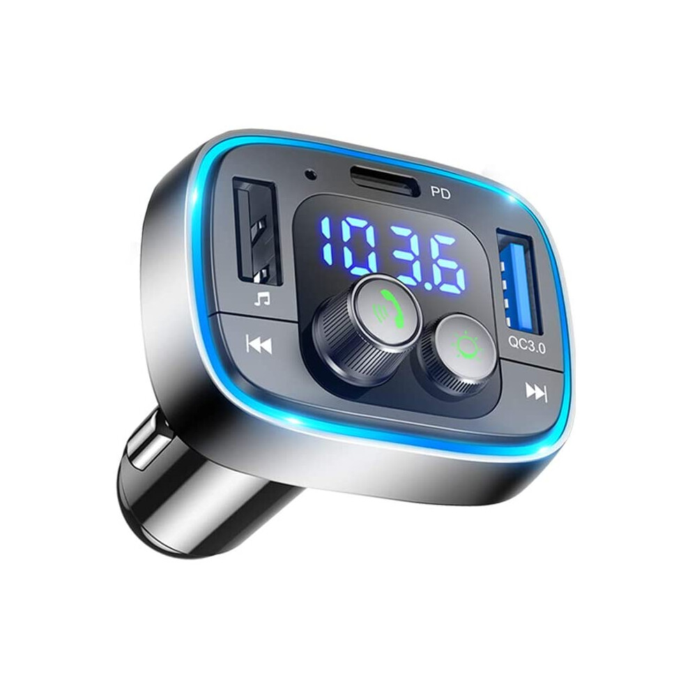 Smart Driving Companion, Upgraded Bluetooth 5.3 Fm Transmitter For Seamless Connectivity, Experience Fast Charging & Clear Music Streaming, Perfect 9128293620529