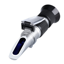 Brix Refractometer 090% Sugar Content Tester with ATC for Fruits, Beverages, Honey, Syrup