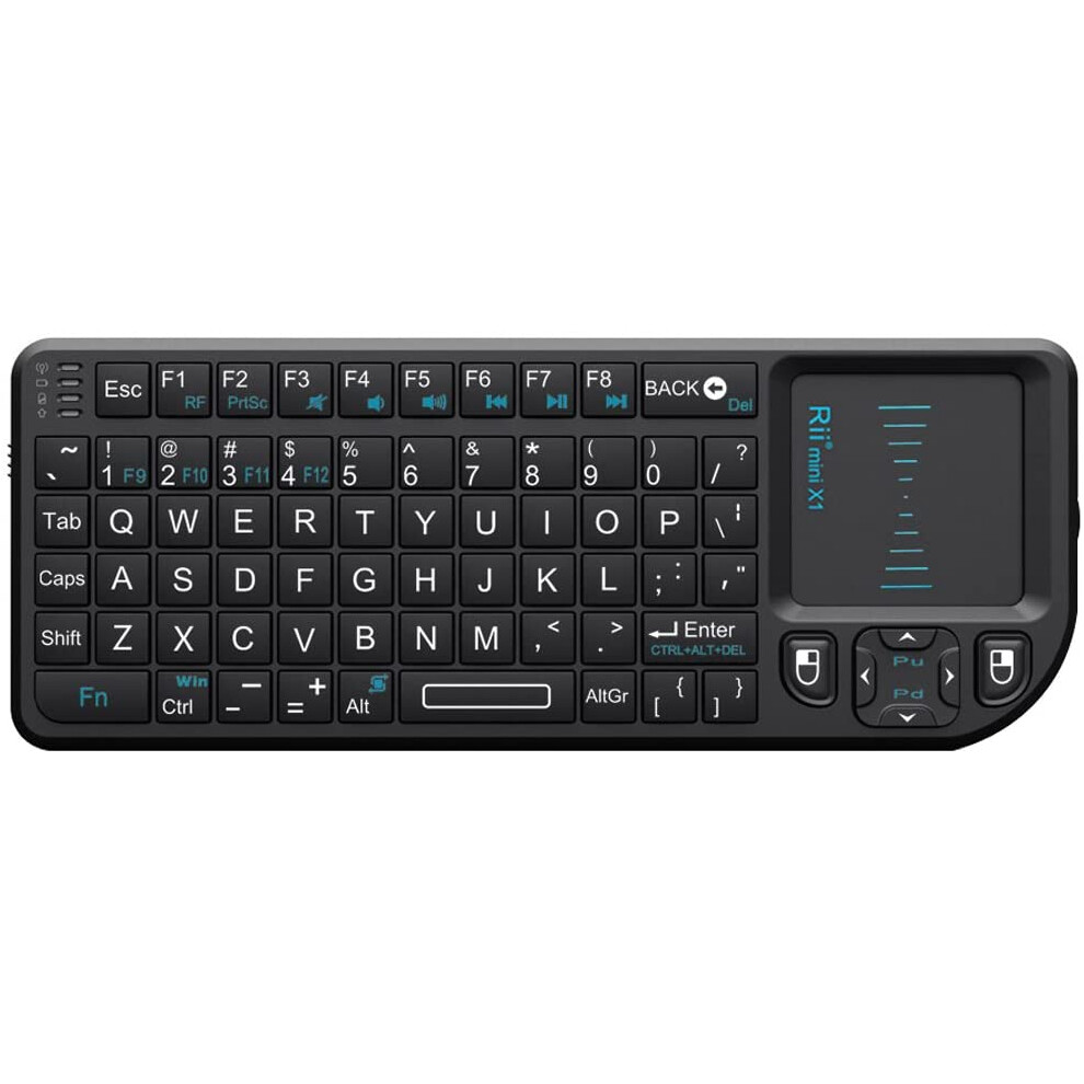 Advanced Wireless Connectivity Keyboard, Dual Mode Mini Wireless With Touchpad, For Smartphones Pc Tablet Laptop Iptv Google Tv 9340258641848