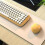 Teclado Bluetooth compacto com mouse, ampla compatibilidade com dispositivos Windows/Mac/Android, tamanho normal, porém compacto, com teclas de 6