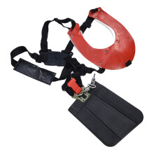 Trimmer Belt Adjustable Mower Strap, Grass Cutter Strap Padded Harness For Brush Cutters And Chainsaws, Double Shoulder Design For Even Weight