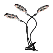 Flexible LED Plant Grow Light, Three 360 Degree Gooseneck Lamp With Clip On For Indoor Gardening, Simulates Sunlight To Promote Growth In Potted Plant