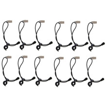 Fixed Backdrop Clips Clamp Stand for Metal Poles, 14x13x2cm, Black, 2 Pack, Ideal for Wrinkle-Free Backdrops