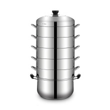 Stainless Steel Steamer / Stock Pot 6Layer Large Capacity 34cm