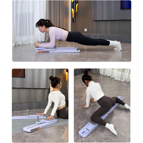 Pilates Board for Home Training, Pilates Reformer, Multifunctional ABS Training 2
