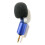Buigbare 3,5 mm mini-cameramicrofoon met winddichte-Blauw 1