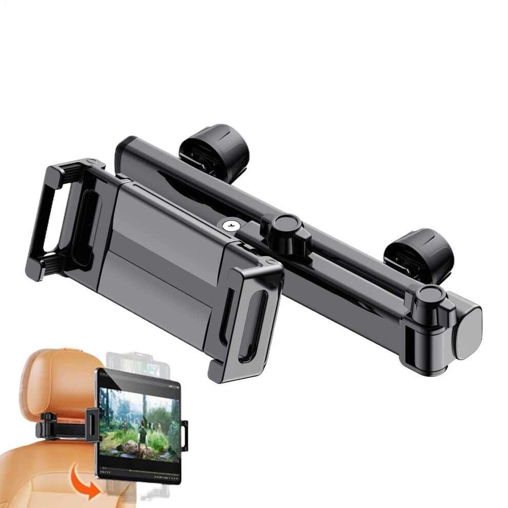Car Tablet Holder Adjustable Headrest Mount With Foldable Design For Phones And Tablets Travel 9189345089084
