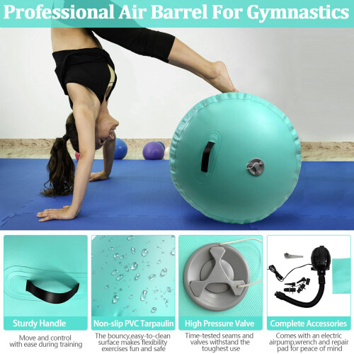 Air Roller Inflatable Gymnastics Barrel 100*60cm 1