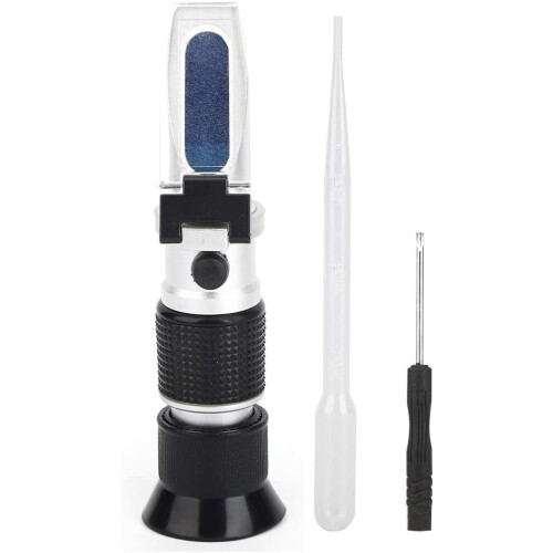 Brix Refractometer 0-90% Aluminum Lab Meter with Automatic Temperature Compensation for Accurate Sugar Content Measurement 2