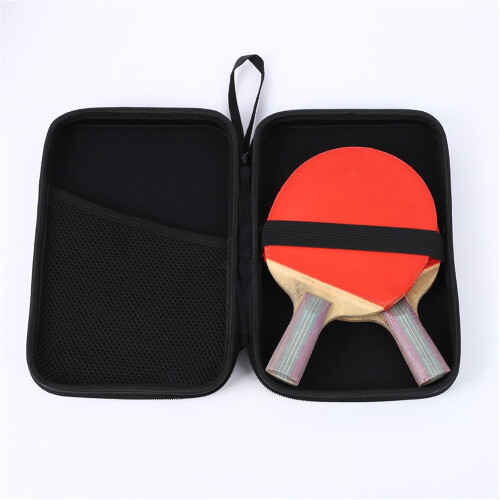 Ping Pong Paddle Case Hard Shell Protective Storage for Table Tennis Racket Lovers Navy Blue 1