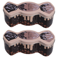 2Pcs Candy Shaped Metal Tin Storage Boxes For Cookies Chocolate