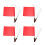 8Pcs Match Signal Flags with Comfortable Handle for Sports Training 1