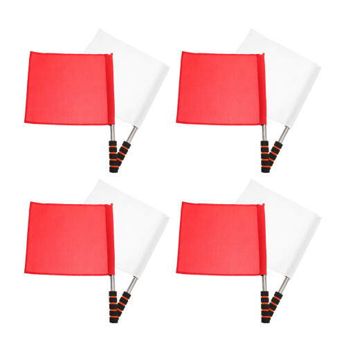 8Pcs Match Signal Flags with Comfortable Handle for Sports Training