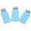 3Pcs De Álcool 180Ml Reutilizável Com Bomba De 1