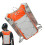 Running Backpack  SweatResistant Marathon Hydration Daypack  Breathable  Reflective for Running, Cycling, Orange C 1
