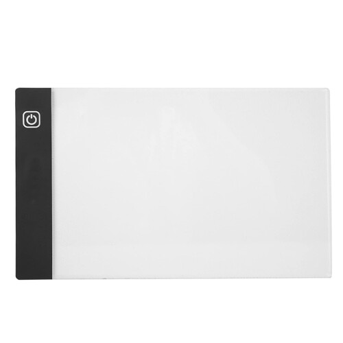 Light Box Drawing A5 LED Light Pad, Brightness Adjustable Copy Board Tracing Light Box Ultra Thin Light Pad for Tattoo Drawing