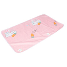 Bassinet Mattress Topper Breathable Waterproof Lounger Blankets Portable Menstrual Mattress Protector Urine Wrap Blanket Air Pink Ecological Cotton