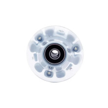 LED Light Up Roller Skate Wheels Gloss Six Row Roller Skate Wheels with Light Pack of 8 Blue Light