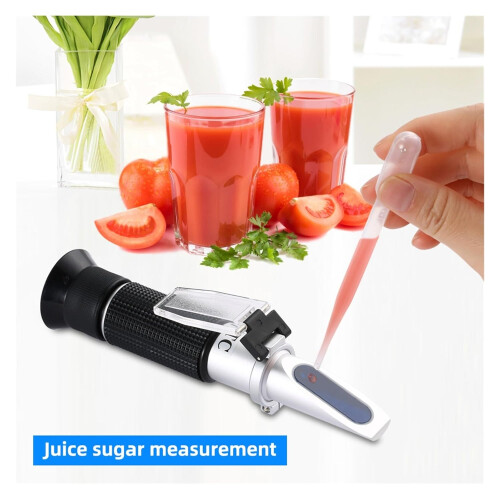 Handheld Brix 32 Refractometer Sugar Meter for Wine and Beer 032% 1