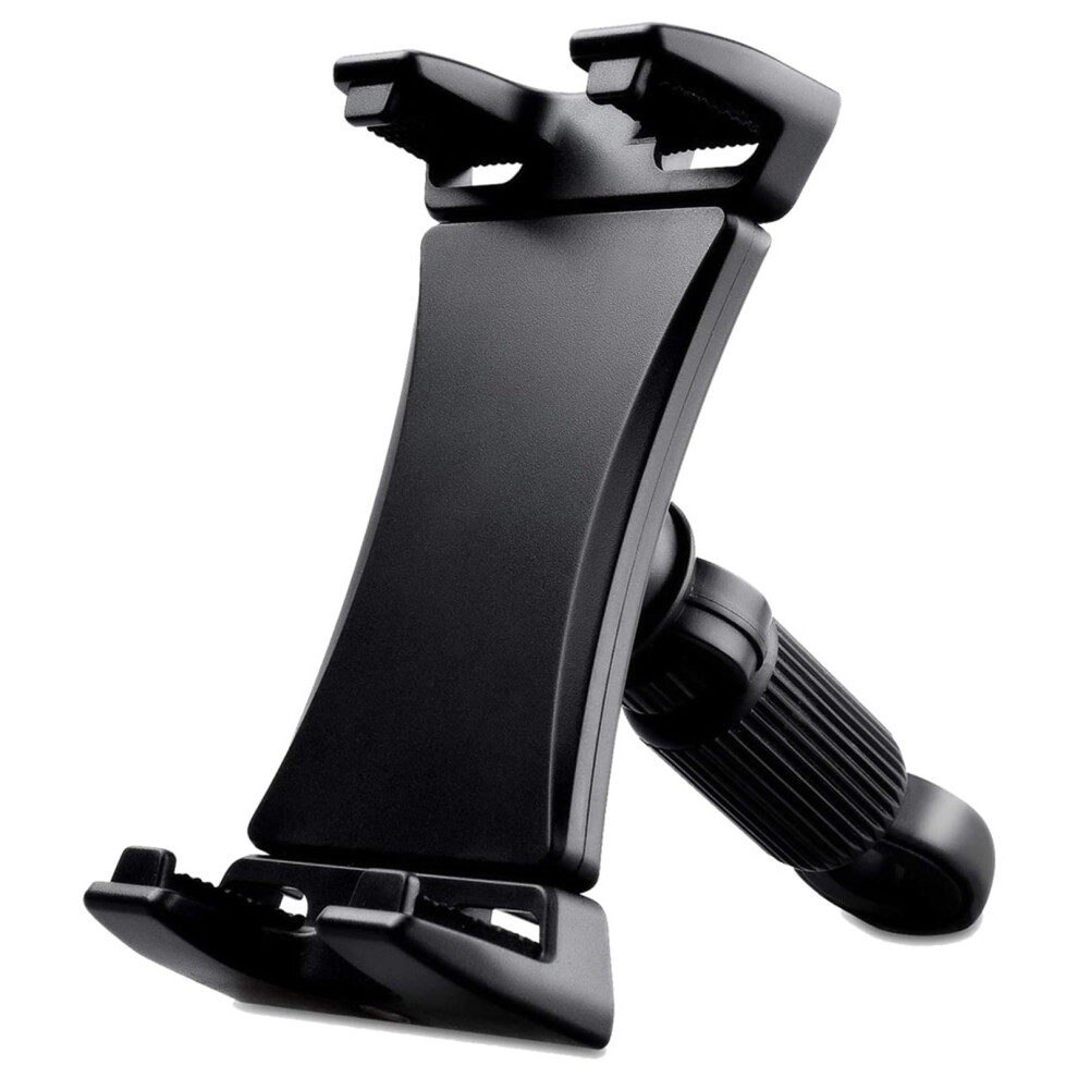 Car Headrest Tablet Holder And Phone Mount, 360 Rotation, Adjustable Backseat Stand, Black 9189345089992