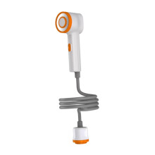 Portable Shower with Light Electric Pump for Travel Beach Pet Cleaning Outdoor Camping - Compact and Rechargeable Design