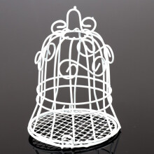 Decoratieve vogelvoederbak, vogelvoederset voor terras, veranda, tuin of balkon, hangende vogelvoederbak met metalen constructie, ideaal voor buiten.