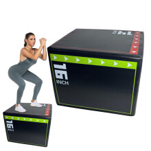 Fitness Jump Box - Cushioned Shock-Absorbing Vault Stand for Plyometric Workouts, 40x30x35cm, Safe for Children and Beginners
