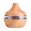 Elegant Touch Wood Grain Aromatherapy Oil Diffuser, Υγραντήρας Cool Mist με LED που αλλάζει χρώματα, Φορητός 7