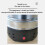 Coffee Bean Cooler for Home Roasting Rich Flavor Double Layer Black 2