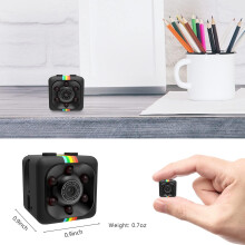 Bezdrátová vnitřní bezpečnostní kamera, mini WiFi kamera s 1080P HD videem a nočním viděním, automatickým upozorněním na detekci pohybu