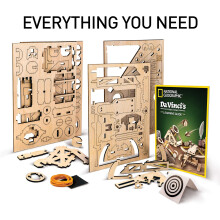 Jeu éducatif STEM : Construisez vos propres modèles 3D, puzzle mécanique en bois pour des projets captivants sur le thème de l’exploration