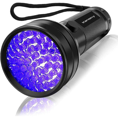 UV Flashlight Black Light with Portable Design, Pet Urine Detection Tool Using 395nm Ultraviolet Technology, Multi-Functional & Practical for Stain