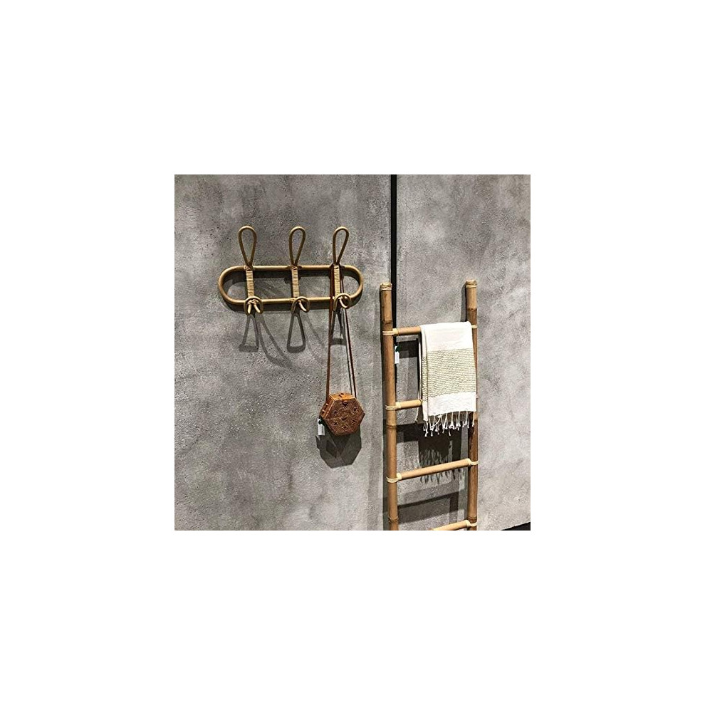 Attractive Design With Natural Rattan For Nursery, Solid Wood Construction Flexibly Positionable For Children's Or Kindergarten Clothes