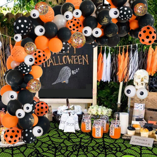 Μοναδική διακόσμηση για πάρτι Halloween, Τρομακτική γιορτή με μπαλόνια λάτεξ, 1