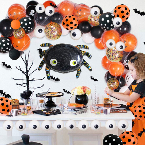 Μοναδική διακόσμηση για πάρτι Halloween, Τρομακτική γιορτή με μπαλόνια λάτεξ,