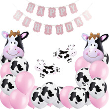 Ballons épais en mylar pour baby shower, décorations sur le thème des animaux pour une ambiance western cowboy, ballons auto-scellants pour une