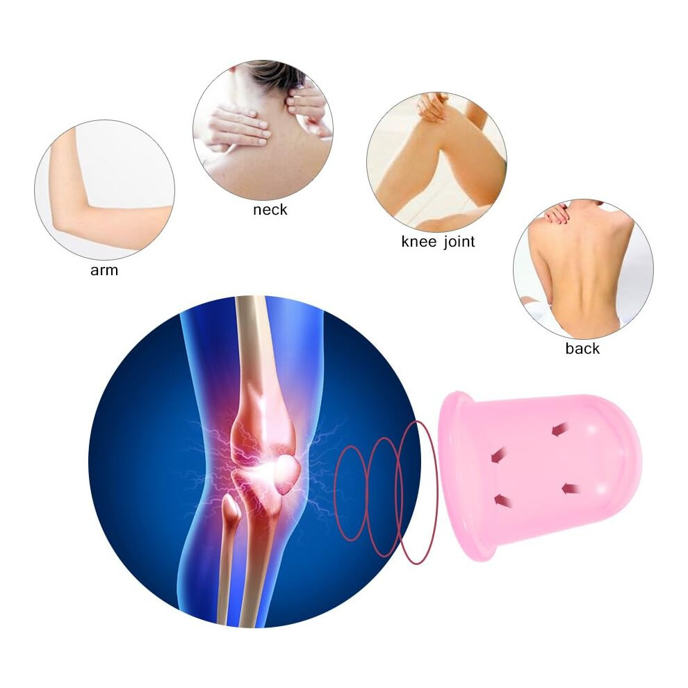Transform Your Body and Mind, Silicone Vacuum Massage Cups, Cupping Therapy Set for Cellulite Reduction, Medical Grade Silicone for Unmatched Safety,